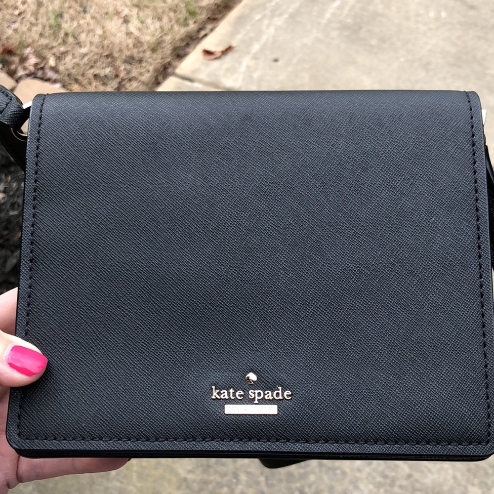 NWOT Kate Spade New York Blue/Black Crossbody Bag
